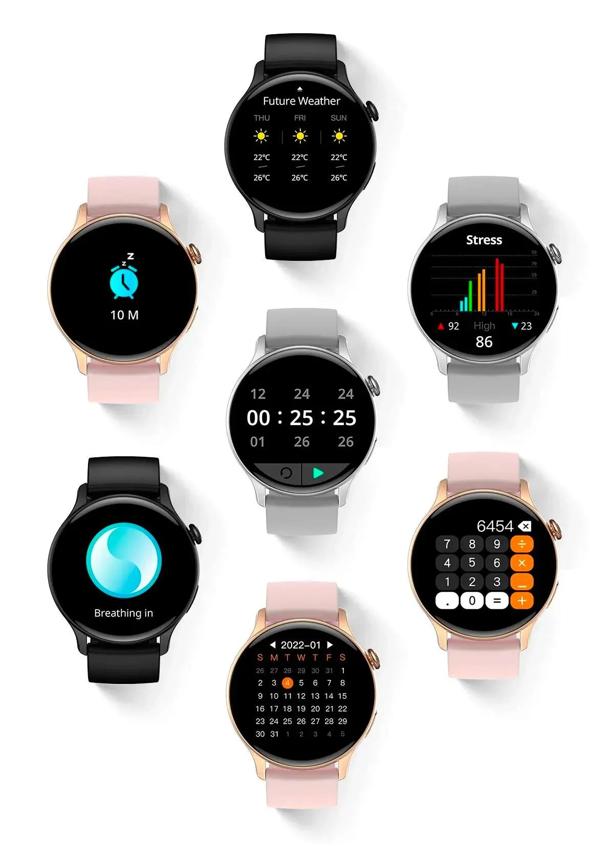 AMOLED Screen Smart Watch 