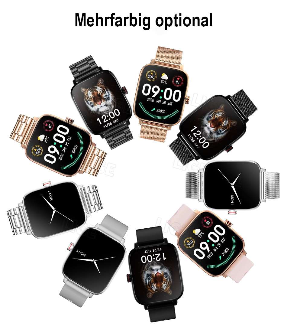 Herren-Full-Touch-Smartwatch
