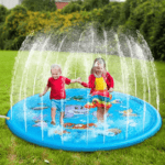Sommerlicher Strand aufblasbarer Wasserspray