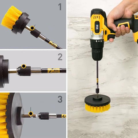 Electric Brush Drill Set