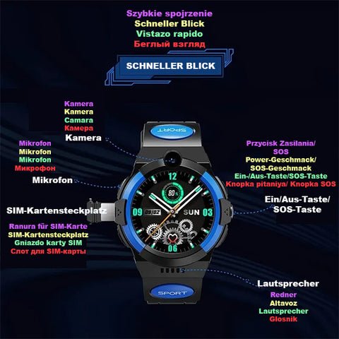 4G Waterproof Kids Smartwatch