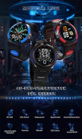 4G Waterproof Kids Smartwatch