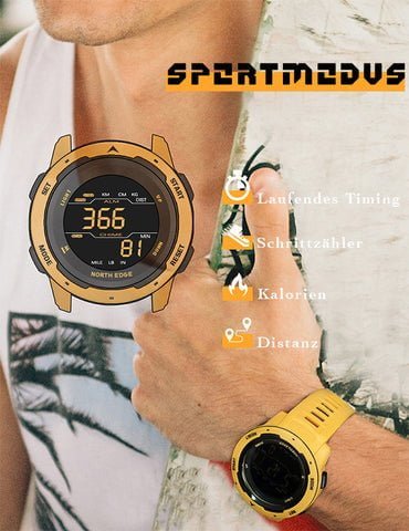 NORTH EDGE Herren Digitaluhr