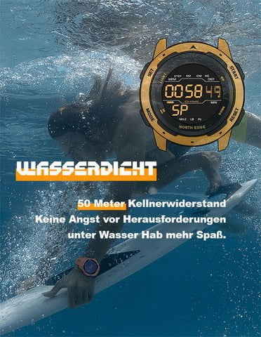 NORTH EDGE Herren Digitaluhr
